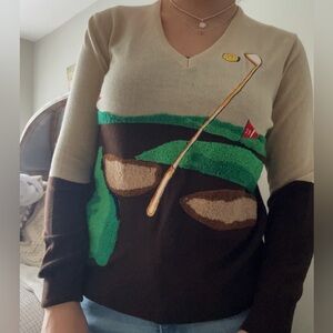 Vintage Golf Sweater